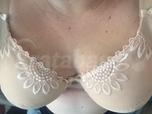 34GG - Elomi » Etta Bandless Bra (8840) Wearing bra - Angle shot