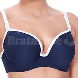 34DD - Freya Swim » In The Navy Moulded Bikini Top (3857)