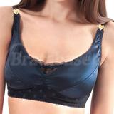 36DD - Mimi Holliday » Dotty Nuit Silk Satin Maternity Bra (AW13-196)