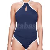 34DD - Freya Swim » In The Navy High Neck Suit (3860)