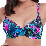 28DD - Freya Swim » Jungle Flower Tropical Plunge Bikini Top (5842)