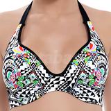 28DD - Freya Swim » Zodiac Banded Halter Bikini Top (3983)