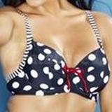 32E - Pour Moi » All Aboard Underwired Spotty Top (9102)