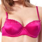 36DD - Mimi Holliday » Raspberry Ripple Silk Satin Moulded Bra (SS14-40)