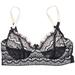 30C - Mimi Holliday » Cookies And Cream Silk Satin Non Padded Comfort Bra (AW14-321)