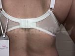 34F - Freya » Fancies Padded Half Cup (1013) Wearing bra - Back view