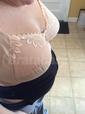 34GG - Elomi » Etta Bandless Bra (8840) Wearing bra - Angle shot