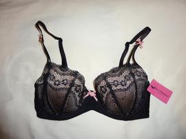 30D - Betsey Johnson Intimates » Eyelet Lace Demi Cup (723325)