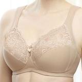 38H - Glamorise » Lace Support Soft Cup Bra (1145)