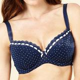 32G - Gorgeous » Navy Spotted Padded Bra (1500105591)