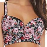 38D - Freya » Retro Bloom Padded Longline Bra (1454)