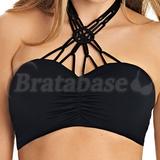 34F - Freya Swim » Macramé Bandeau Underwire Bikini Top (4053)