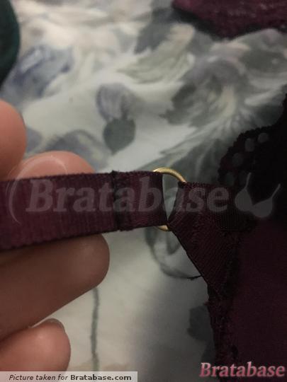 This tiny fold toward the front of the bra strap scratches the skin in the most irritating way. Likely will be folding and sewing it up. | 32D - Dkny » Superior Lace Balconette Bra (4500)