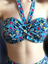 30DD - Cleo Swimwear » Jecca Padded Bandeau Bikini (CW0105)