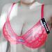 34DD - Gossard » Lola Scallop Lace Padded Plunge Bra (8981)