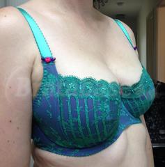 Fantasie Lilianne Bra Size 30F Underwired Padded Half Cup Balcony Black 2441