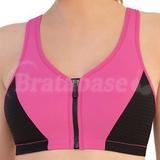 36D - Glamorise » High Impact Zipper Sport Bra (1266)