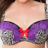 38DDD - Cacique » Mayan Zebra Balconette (178756)