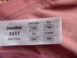 32K - Panache » Jasmine (6951) Label showing sizes