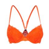 95C - Undiz » Embroidiz Orange Push-up Bra (647126750)