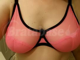 36FF - Claudette » Fishnet Scoop Neck Bra (12012)