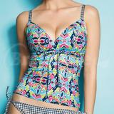 32E - Freya Swim » Jitterbug Soft Plunge Tankini (3415)