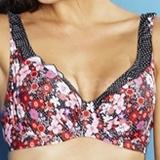 34DD - Pour Moi » Ditsy Floral Non Padded Underwired Top (1172)