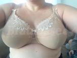 34GG - Elomi » Etta Bandless Bra (8840) Wearing bra - Front shot