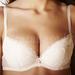 32E - Ann Summers » Pure Lace Padded Plunge Bra